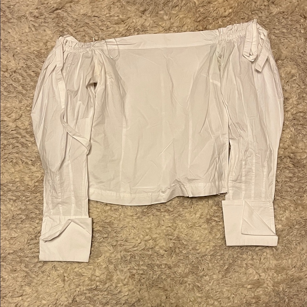Gianni Bini Crisp White Blouse